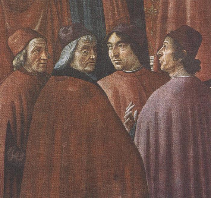 Sandro Botticelli Domenico Ghirlandaio,Stories of john the (mk36) china oil painting image